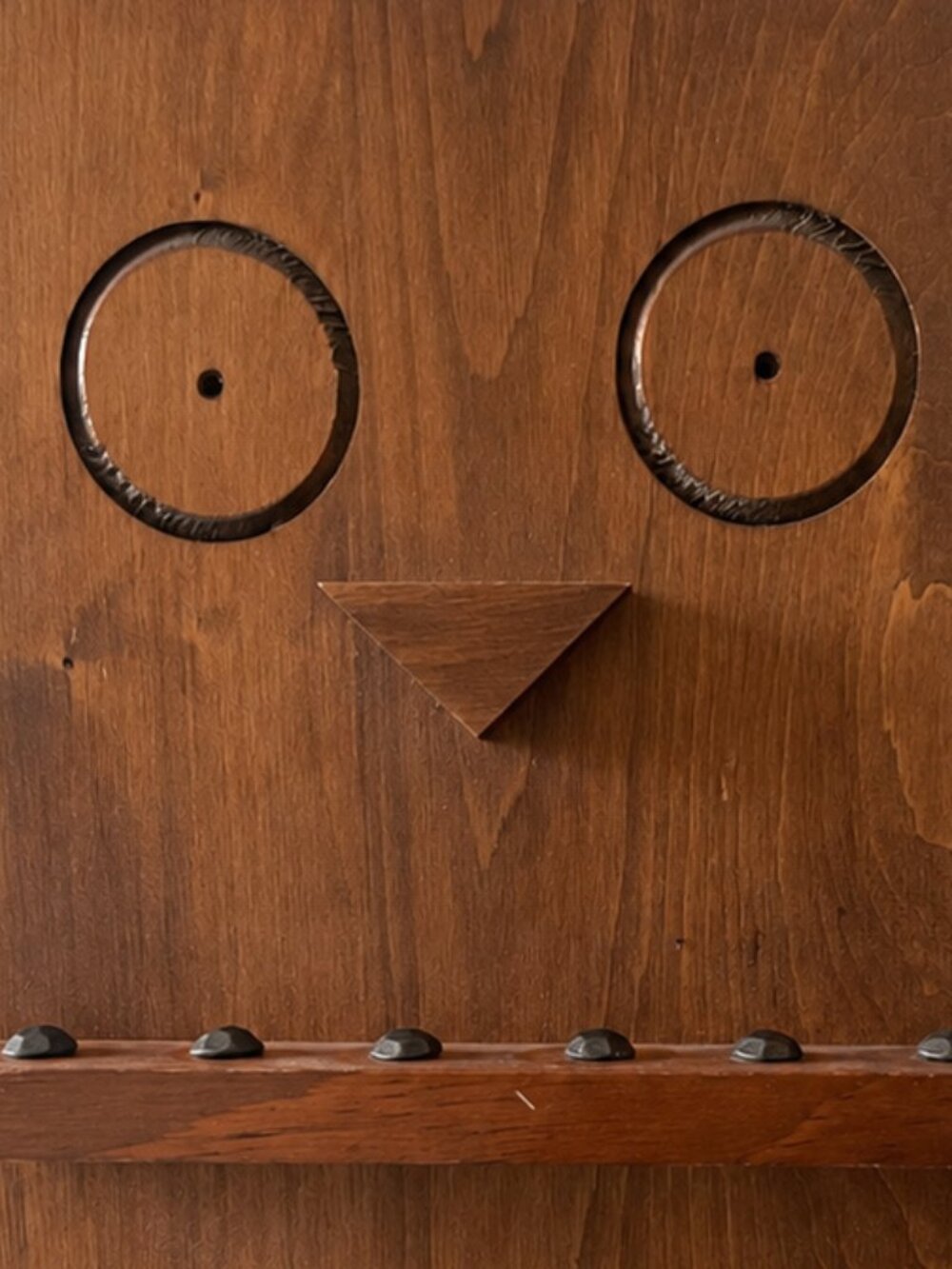 Wooden Owl Sewing / Thread Spool Wall Rack - Picture 2 of 5